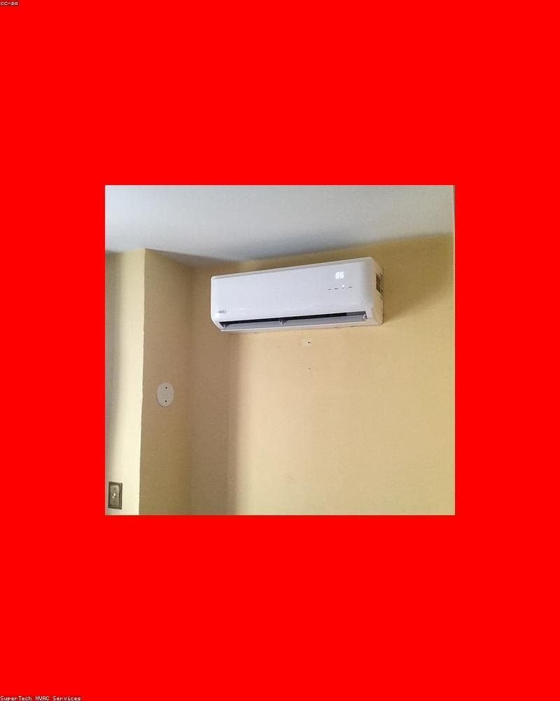 AC Technician at work